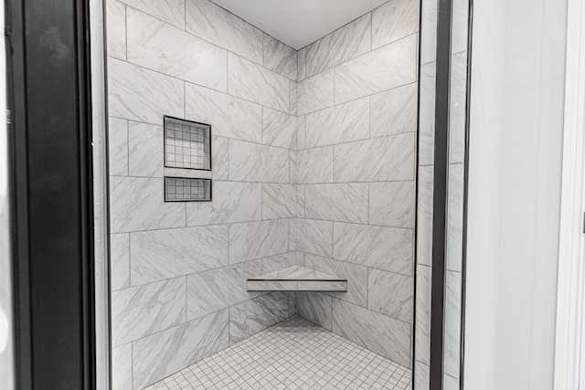 full bathroom with a stall shower