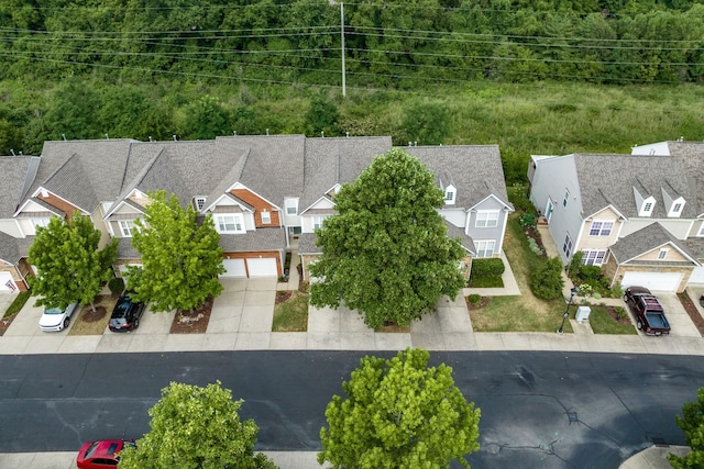 bird's eye view featuring a residential view