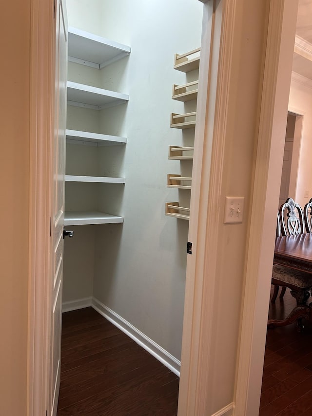 1012 Wooden Gate Dr, Franklin, TN 37064 - spacious closet featuring dark wood-style flooring