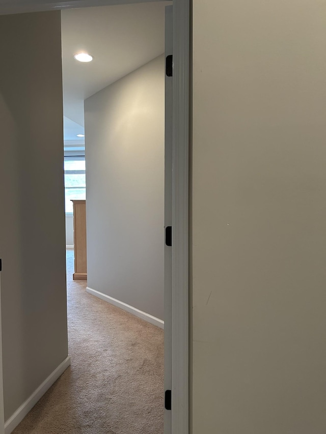 1012 Wooden Gate Dr, Franklin, TN 37064 - corridor featuring carpet, baseboards, and recessed lighting