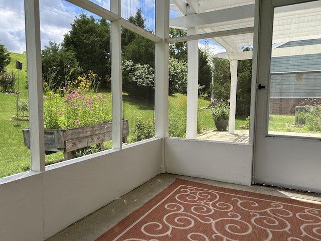 1012 Wooden Gate Dr, Franklin, TN 37064 - view of unfurnished sunroom