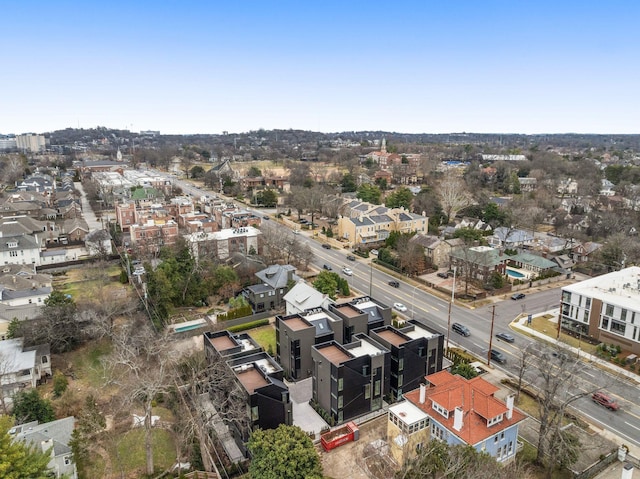 bird's eye view featuring a residential view