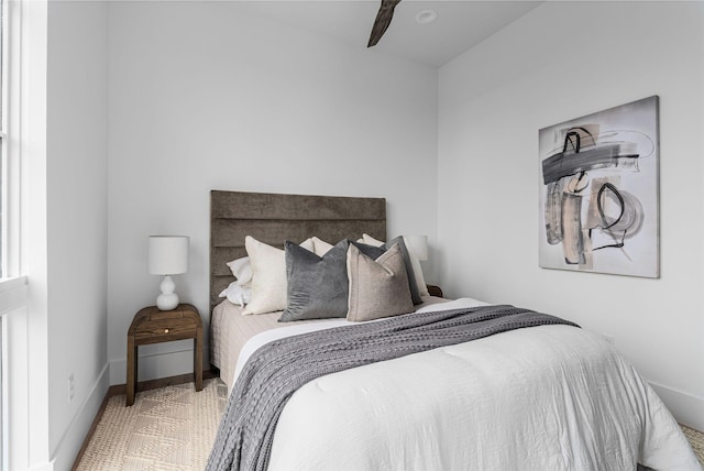 bedroom with baseboards