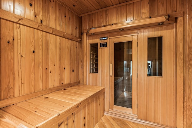 view of sauna / steam room