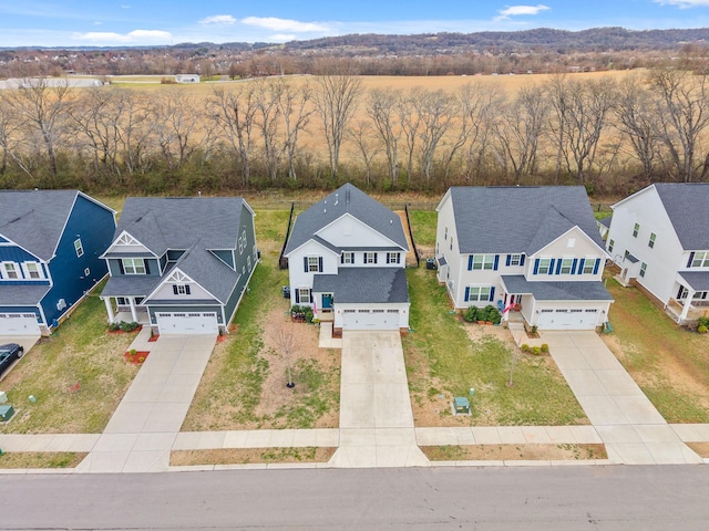 birds eye view of property featuring a residential view