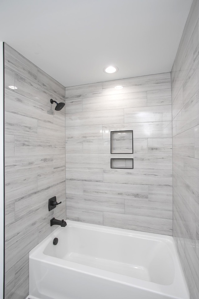 full bathroom with  shower combination