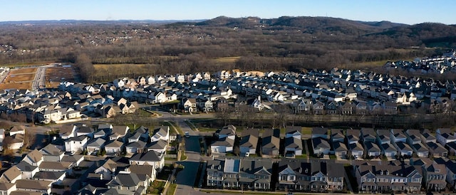 drone / aerial view featuring a residential view