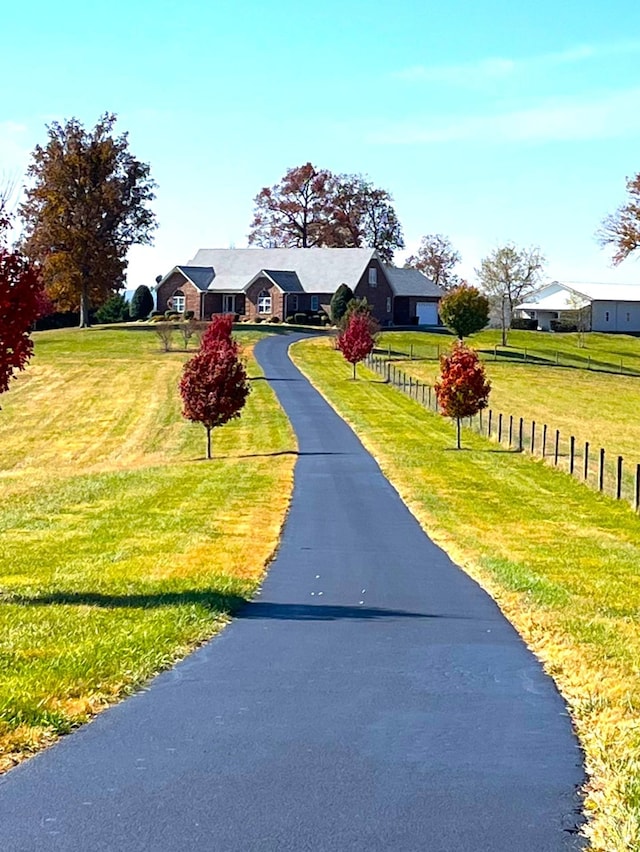 view of road