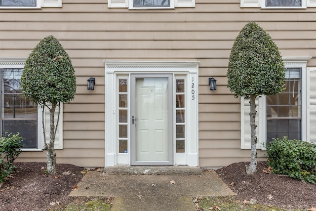 view of property entrance