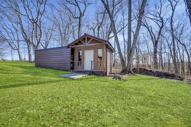 view of outbuilding