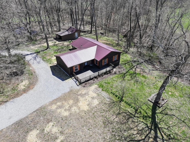drone / aerial view