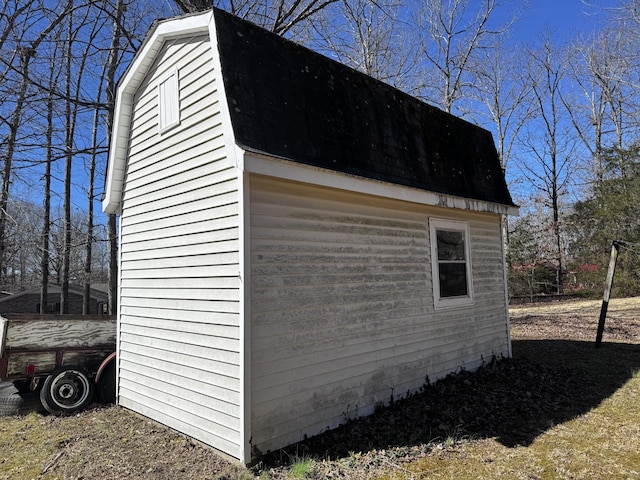 view of outdoor structure