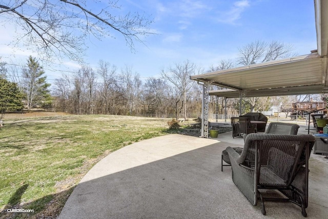 view of patio / terrace featuring area for grilling