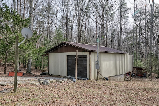 view of outdoor structure featuring an outdoor structure