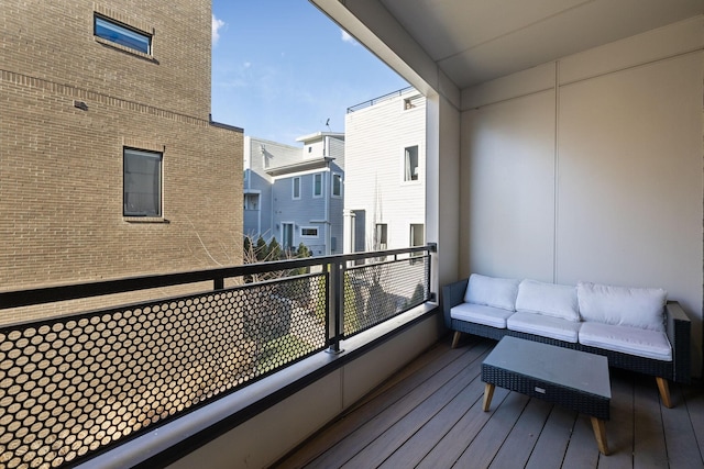 balcony with outdoor lounge area