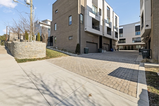 exterior space with driveway