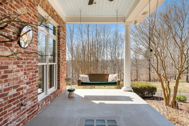 view of patio