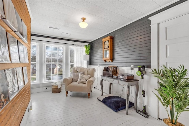 sunroom / solarium with visible vents