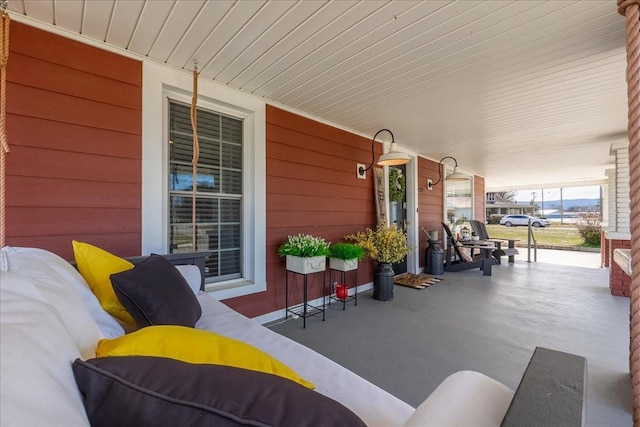 view of patio / terrace featuring a porch