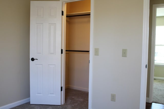 view of closet