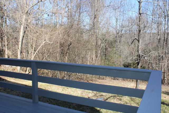 exterior space with a view of trees