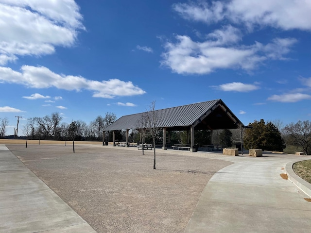 view of home's community with a gazebo