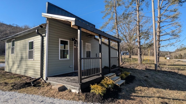 view of home's exterior