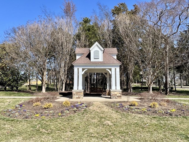 surrounding community featuring a yard