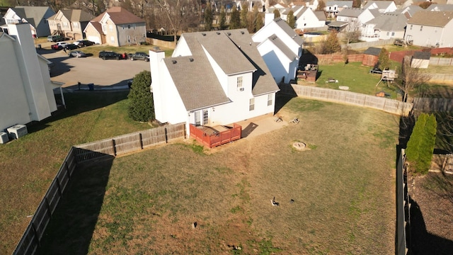 aerial view featuring a residential view