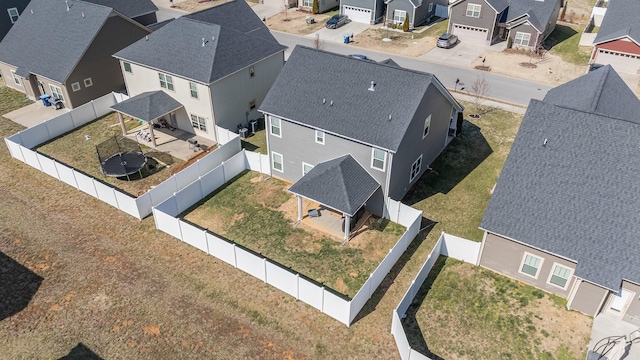 drone / aerial view featuring a residential view