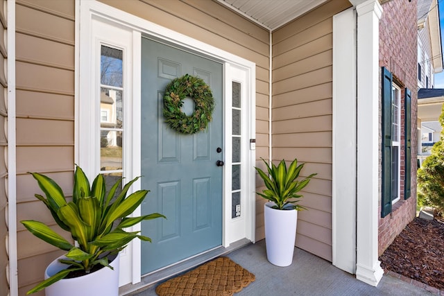 view of entrance to property