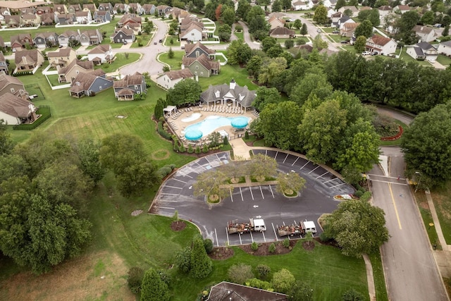 drone / aerial view featuring a residential view