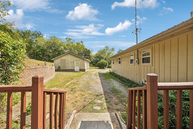 view of yard