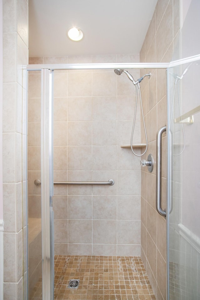 full bath with a stall shower