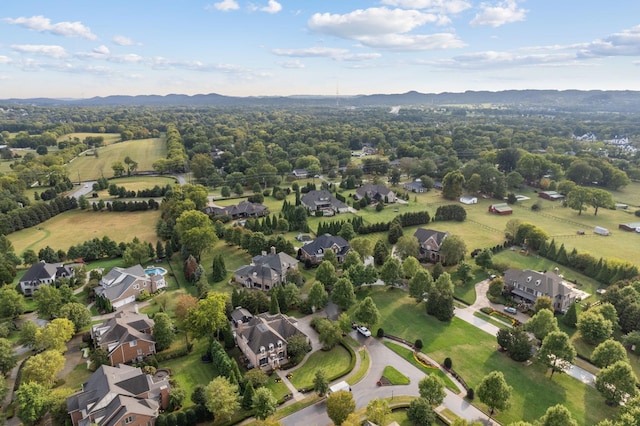 birds eye view of property featuring a residential view