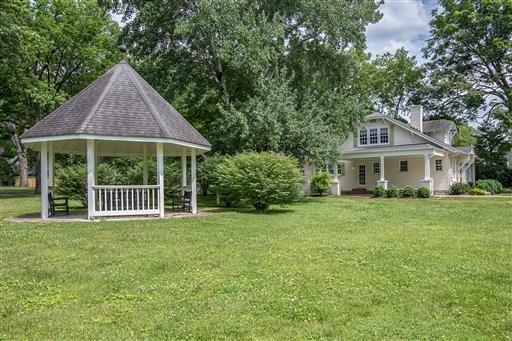 view of yard featuring a gazebo