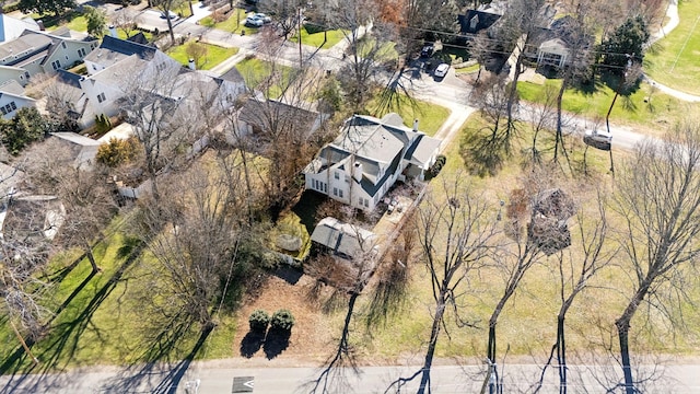 birds eye view of property featuring a residential view