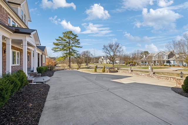 view of patio / terrace featuring a residential view