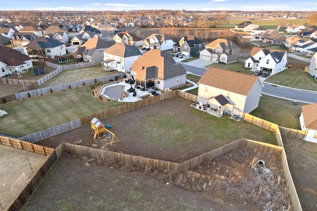 birds eye view of property featuring a residential view