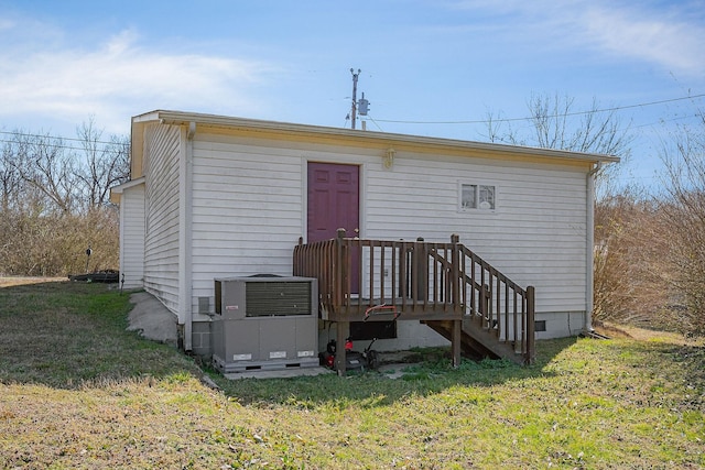 exterior space with central AC