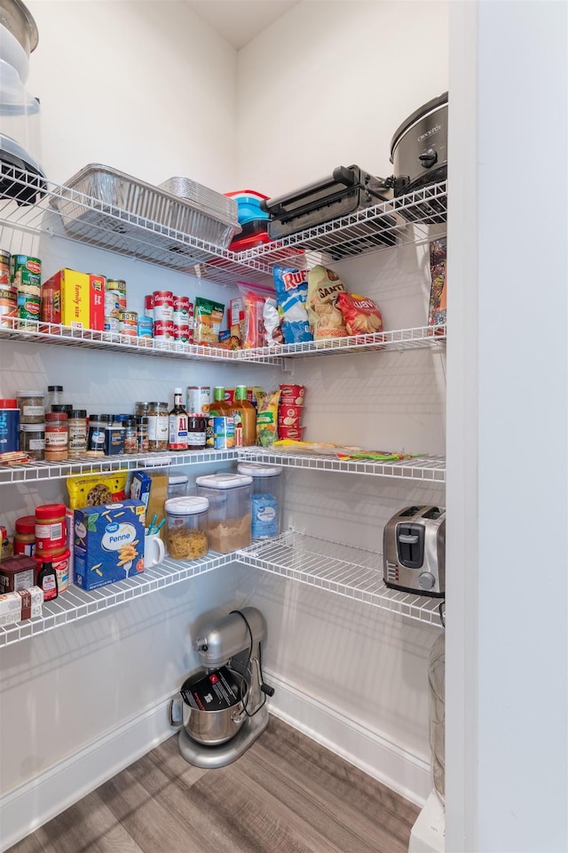 view of pantry