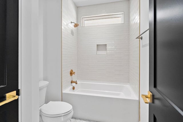 bathroom with  shower combination and toilet