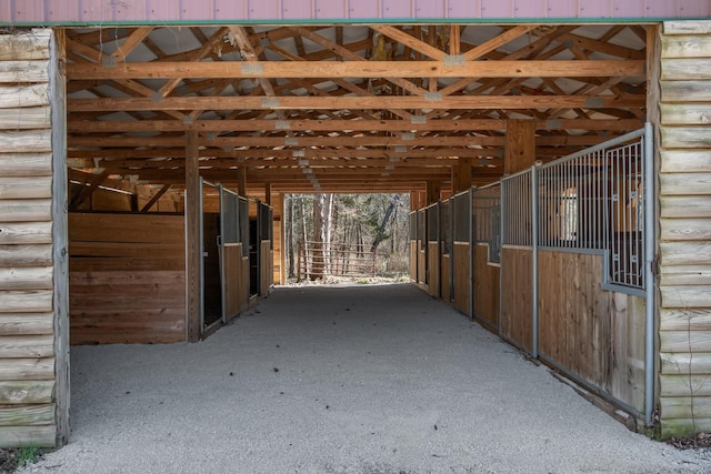 view of stable