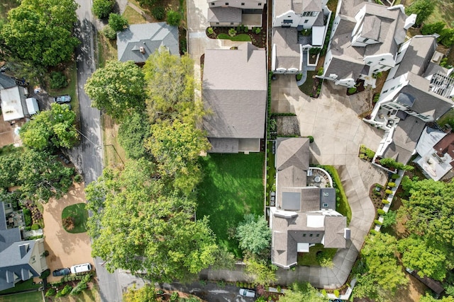 birds eye view of property featuring a residential view