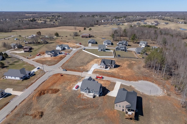 drone / aerial view featuring a residential view