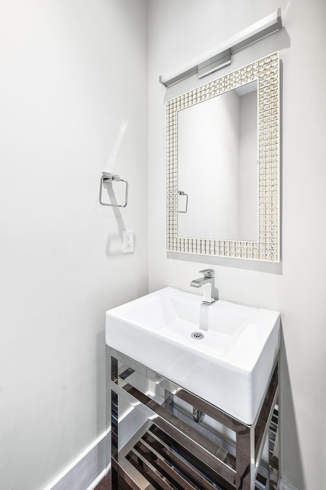 bathroom featuring baseboards