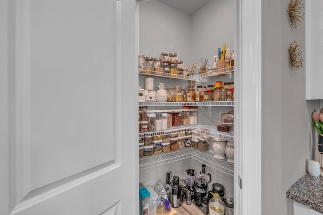 view of pantry