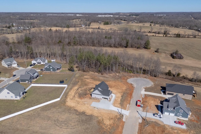 drone / aerial view featuring a residential view