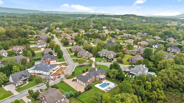 birds eye view of property featuring a residential view