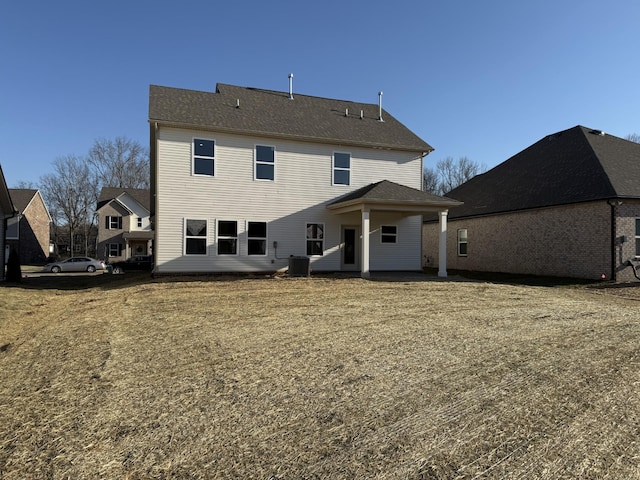 view of rear view of property